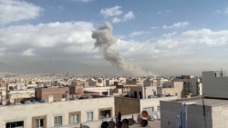 دود برخاسته از انفجار