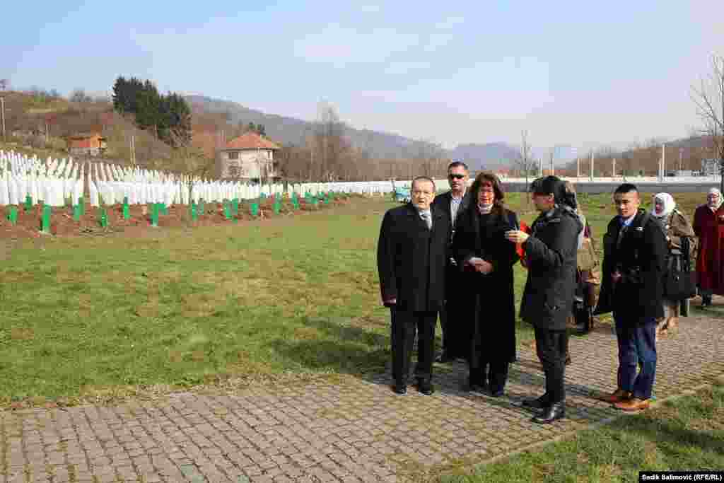 US Ambassador Maureen Cormack visited the Potocari Memorial Center in Srebrenica