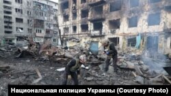 Posledice ruskog napada na grad Dobropilja u Donjeckoj oblasti Ukrajine 8. marta 2025.