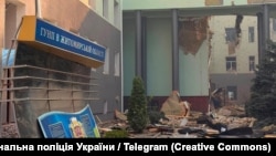 Наслідки російського удару по будівлі Головного управління Національної поліції в Житомирській області, 19 серпня 2026 року