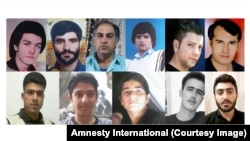شماری از قربانیان سرکوب اعتراض‌های دی ماه ۹۶ در ایران
