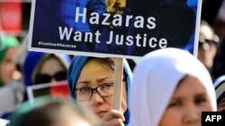 Pripadnici Hazara u Avganstanu protestuju u Kabulu, 2016. godina