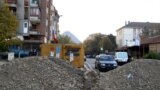Barikade kod mosta u Mitrovici, 31. oktobar, foto: Jasmina Šćekić