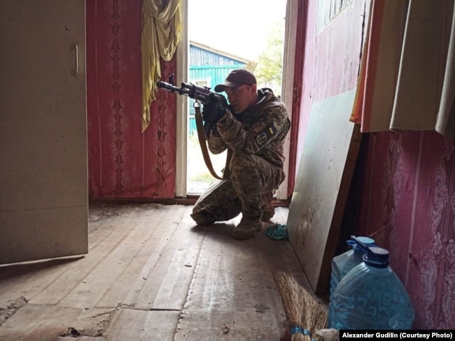 Олександр Гудилін під час військової служби