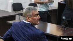 Armenia - Businessman and opposition leader Samvel Karapetian stands trial in Yerevan, April 17, 2026.