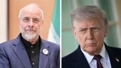 Муҳаммадбоқири Қолибоф, раиси порлумони Эрон ва Доналд Трамп, президенти ИМА 