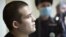 Russian conscript Ramil Shamsutdinov attends a court hearing in Chita late last year. 