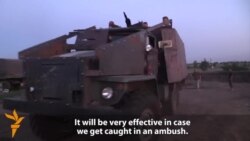 Ukrainian Soldiers Build Their Own 'Fortress On Wheels'