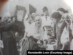 Иван Мозжухин в роли колдуна Петра. "Страшная месть". 1913