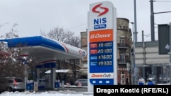 Benzinska stanica u vlasništvu NIS-a u Beogradu, 6. januar 2026. 