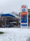 Benzinska pumpa Naftne industrije Srbije (NIS), Beograd, 6. januar 2026. 