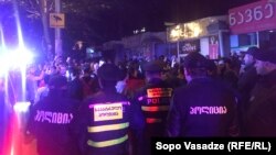 Падчас паліцэйскага рэйду ў начным клюбе «Басіяні»