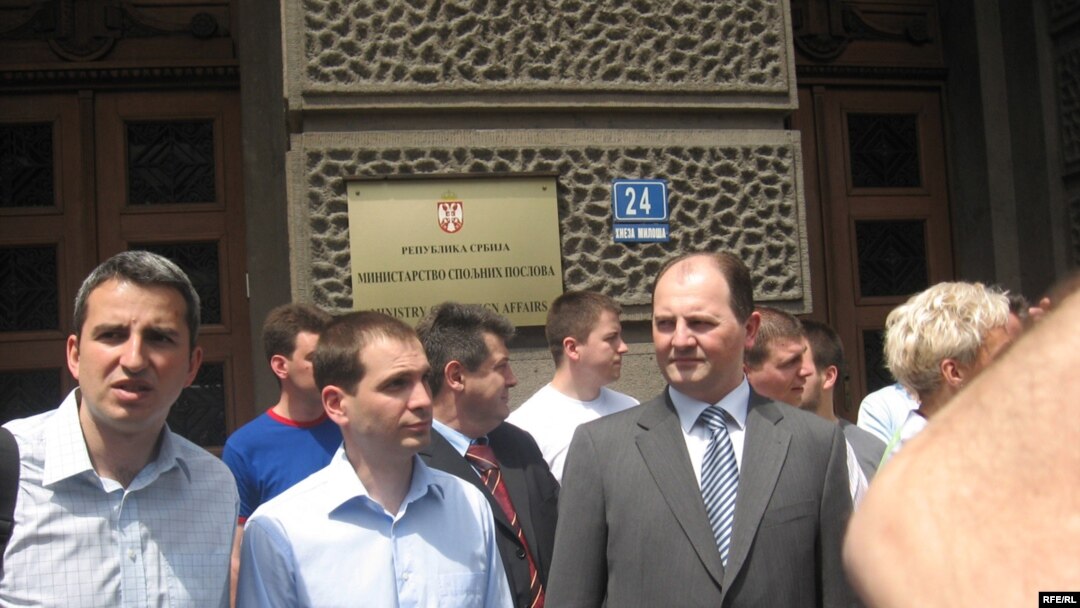 Protest zbog Bajdenove posete, Foto: Radovan Borović