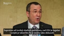 Potpredsjednik CEU: Napad na univerzitetsku autonomiju