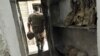 Nagorno-Karabakh -- An Armenian soldier of the self-proclaimed republic of Nagorno-Karabagh leaves a dugout at the frontline on the border with Azerbaijan near the town of Martakert, 06Jul2012