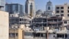 یک ساختمان آسیب‌دیده در تهران بر اثر حملات هوایی روز دوم تیر اسرائیل