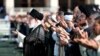 Iranian Supreme Leader Ayatollah Ali Khamenei performs Eid al-Fitr prayers marking the end of the fasting month of Ramadan in Tehran,June 5, 2019