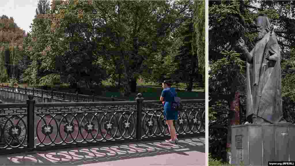 На місці пам'ятника Пушкіну стоїть пам'ятник святителю Луці, хірургу Войно-Ясенецькому. Пам'ятник Пушкіну переміщений до перетину вулиць Пушкіна і Горького