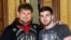 Chechen leader Ramzan Kadyrov (left) with singer Zelimkhan Bakayev (file photo)