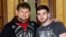 Chechen leader Ramzan Kadyrov (left) with singer Zelimkhan Bakayev (file photo)