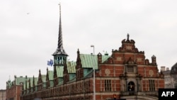 Bursa Veche din Copenhaga într-o fotografie din ianuarie 2019.