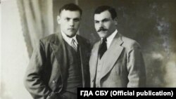 Олекса Губар (праворуч) ‒ один із керівників ОУН на Уманщині. ГДА СБУ, фонд 5, справа 68216-о, том 7