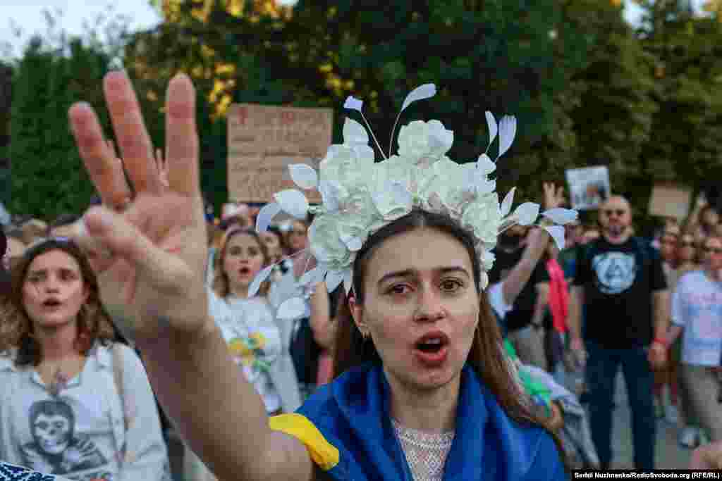 Під час ходи в Києві, 31 липня 2026 року