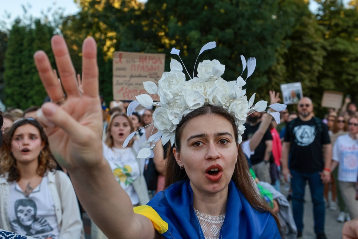 Під час ходи в Києві, 31 липня 2026 року