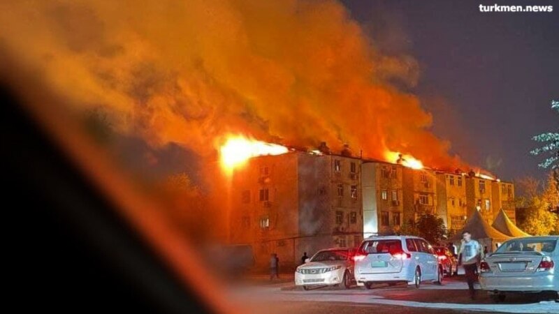 Daşoguzda turan ýangyn 'uly zaýaçylyk döretdi', häkimiýetler telefonlary barlady