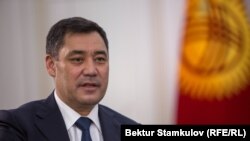 Кыргыз Республикасынын президенти Садыр Жапаров. 2021-жылдын 15-марты.