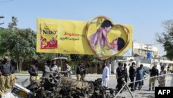 Pamje pas sulmit të sotëm në Kueta të Pakistanit