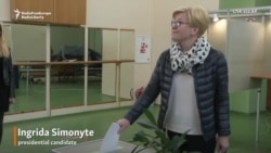 Front-Runners Cast Ballots In Lithuanian Presidential Election