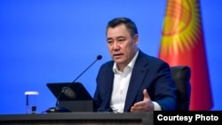 Президент Садыр Жапаров Ош шаарынын тургундары менен жолугушуу өткөрдү. 2026-жылдын 10-марты.