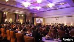 Во время встречи "Группы друзей Сирии" в Тунисе, 24 февраля 2012