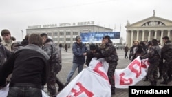Одна из последних акций в поддержку Александра Козулина прошла в Минске 10 декабря