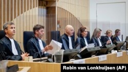Заседание суда по делу об авиакатастрофе "Боинга" в небе над Донбассом, Нидерланды, 8 июня 2020 года