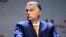 Orbán Viktor szeptember 11-én, szlovéniai sajtótájékoztatóján. 