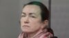 Alsu Kurmasheva attends a court hearing in Kazan on December 1.