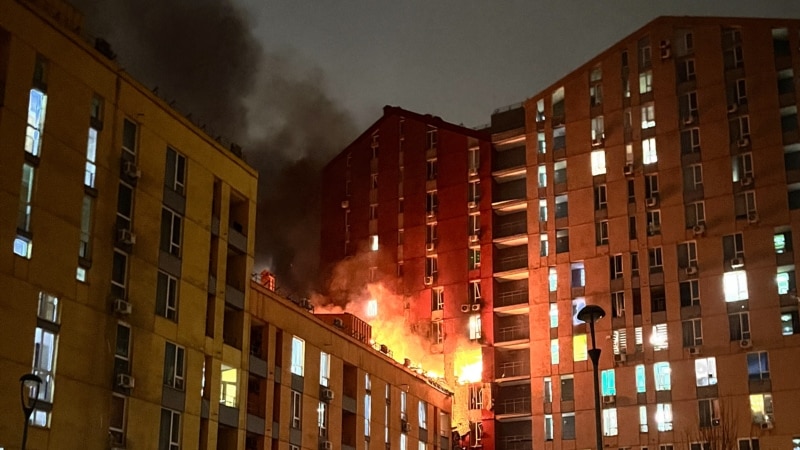 Russia Hits Ukraine With New Nuke-Capable Ballistic Missile; Overnight Strikes Kill At Least 4, Wound Dozens