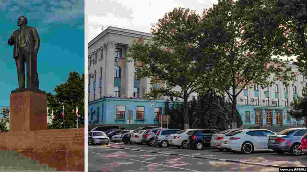 Площа з Леніним в центрі така ж, як і 1987-го.&nbsp;У колишньому приміщенні обласного виконкому з моменту утворення в 1991 році Кримської автономії функціонувала Рада міністрів АРК. Після анексії Криму тут збирається російський уряд півострова
