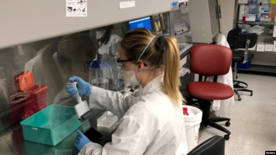 Prizor iz jedne laboratorije u New Yorku, 5. maj