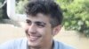 Azerbaijani photographer Mehman Huseynov after his release on June 13