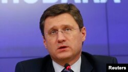 Russian Energy Minister Aleksandr Novak (file photo)