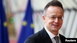 Ministrul ungar de externe Péter Szijjártó