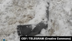 Фрагмент ракеты "Орешник", которой РФ ударила по Львову 