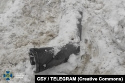 Аскепкі «Арэшніка», якія паказала СБУ, Львоў, 9 студзеня 2026