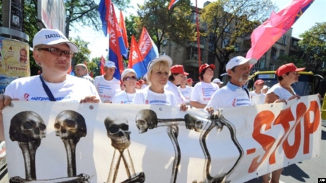 Many in Ukraine are virulently opposed to NATO membership.