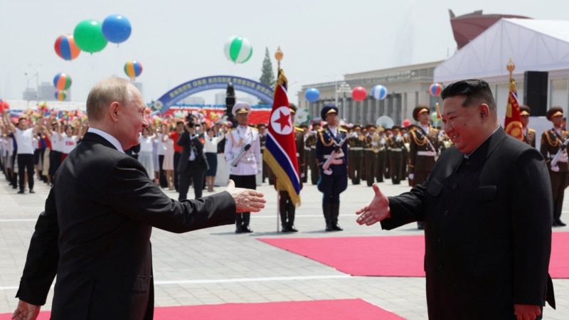 Ким Чен Ын на встрече с Путиным выразил поддержку РФ в войне
