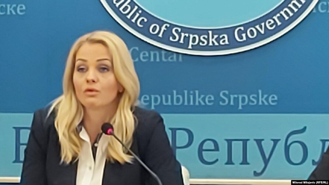 Ministrica prosvjete i kulture Republike Srpske (RS) Natalija Trivić