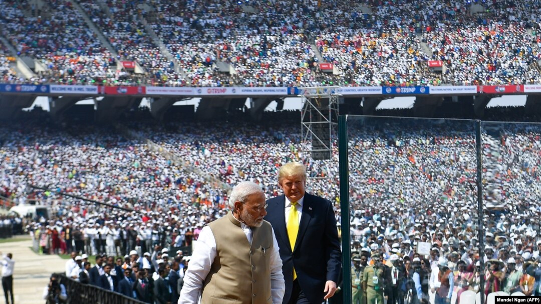 Predsednik SAD Donald Tramp i indijski premijer Narendra Modi